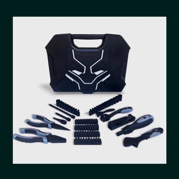 New Marvel Avengers Black Panther 82 Piece Tool Kit - Picture 2 of 10